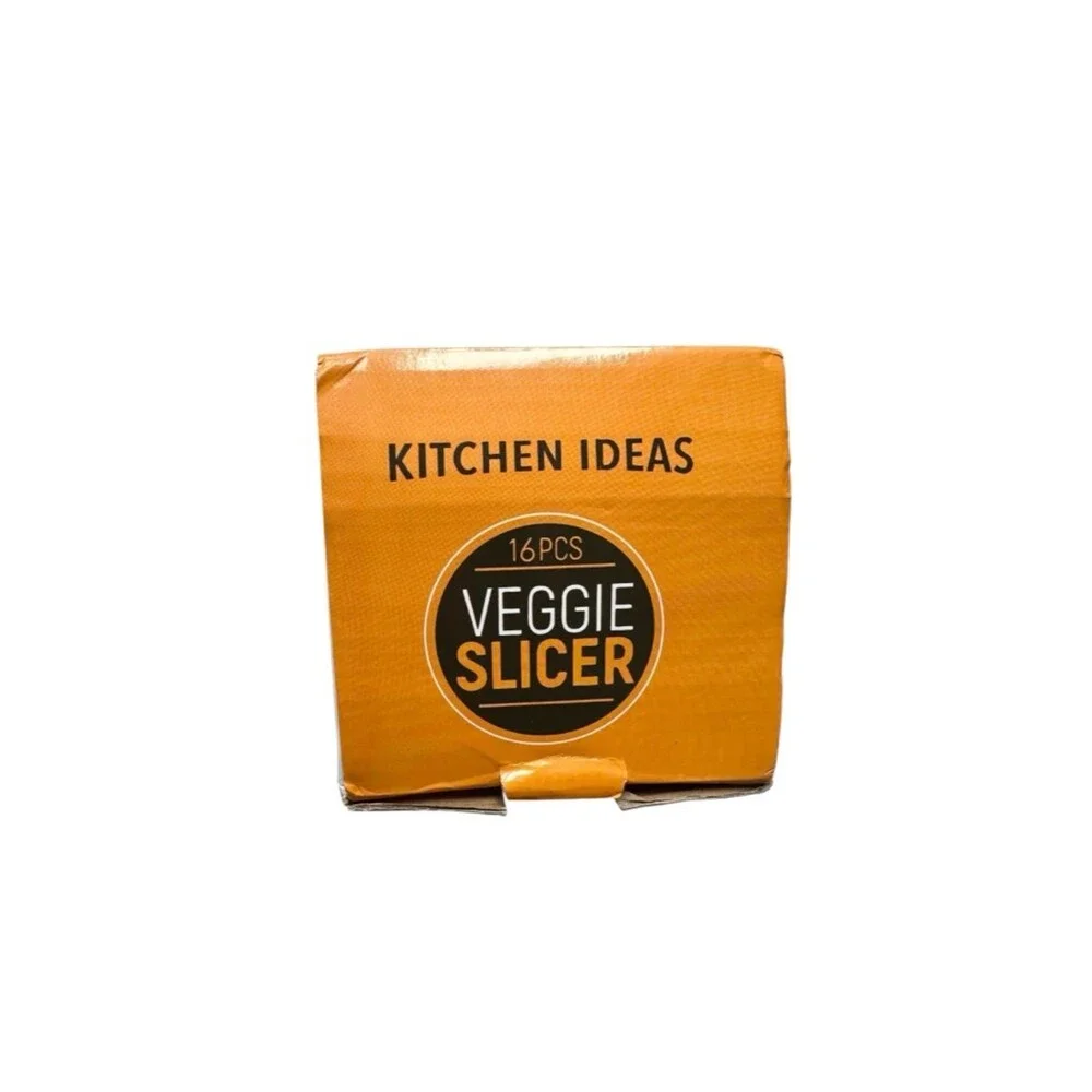 🆕Kitchen Ideas 16 Piece Veggie Slicer Dicer